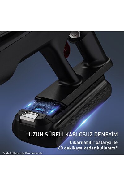 TEFAL Flex 13.60 Animal Care Kablosuz Şarjlı Dikey Süpürge - 150 Air Watt - AYAKKABILIK HEDİYELİ