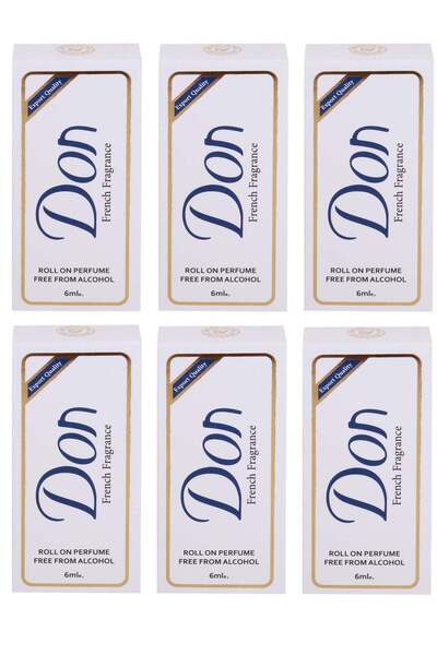 Don French Fragrance Roll On Perfume 6ml (Pack of 6)