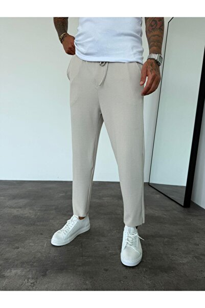 KağanKY Крем Асиметричні штани Boyfriend Pantolon