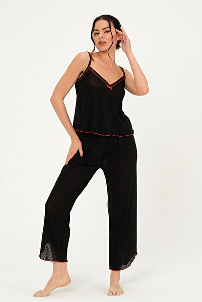 lacelove Women's pajama set with rope strap - dowry pajamas - valentine's day special series
