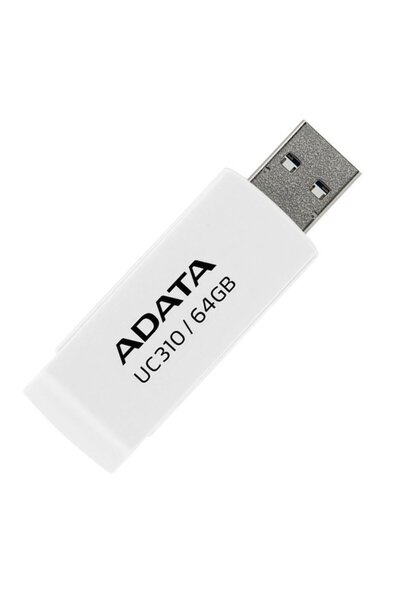 Adata Stick de Memorie 64GB, USB 3.2, X71, Policarbonat, White
