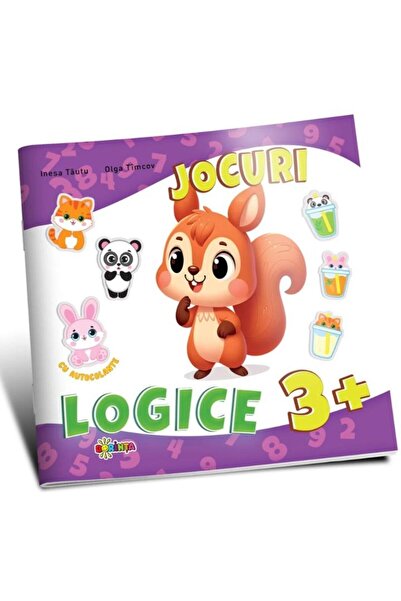 Editura Dorinta Jocuri logice 3+ (cu autocolante), Inesa Tautu