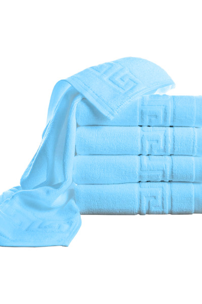 MADOR Set of 3 blue towels – 30x50 cm, 50x90 cm, 70x140 cm – 500g