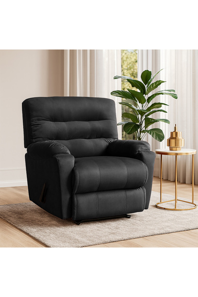 BACK COMFORT Bloom Rest Velvet Classic Recliner, Adjustable Back