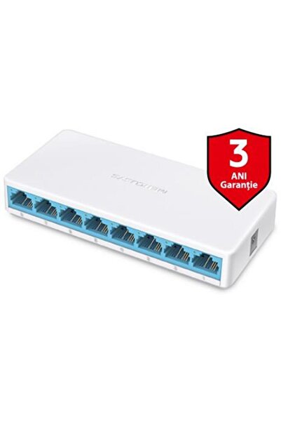 Mercusys Switch MS108, 8 porturi (Alb)