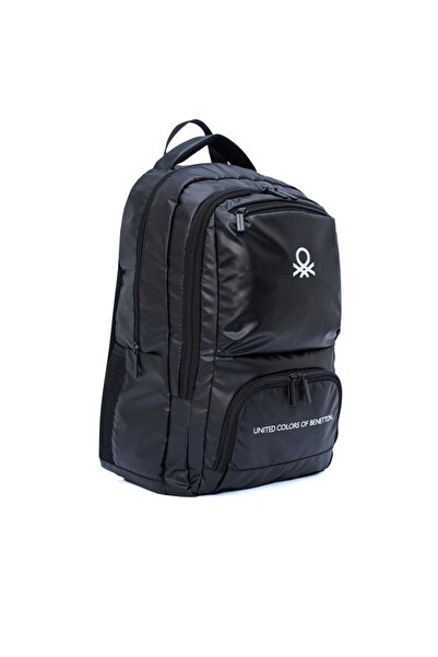 Benetton Siyah Unisex Okul Sırt Çantası 20871