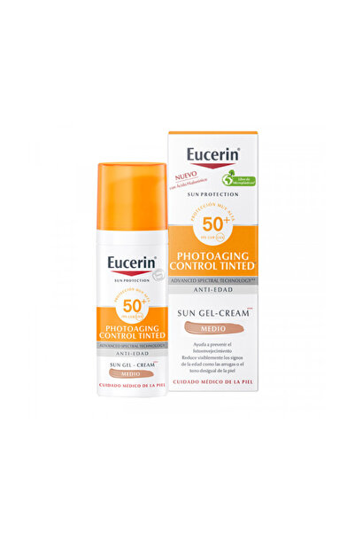 Eucerin CC cream cu protectie solara SUN PROTECTION PHOTOAGING SPF50+ #medium 50 ml