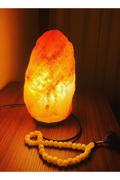 M.A Traders Himalayan Pink Salt Lamp – Handcrafted USB Lamp (8x16 cm, 4 kg) for Home Décor & Wellness,