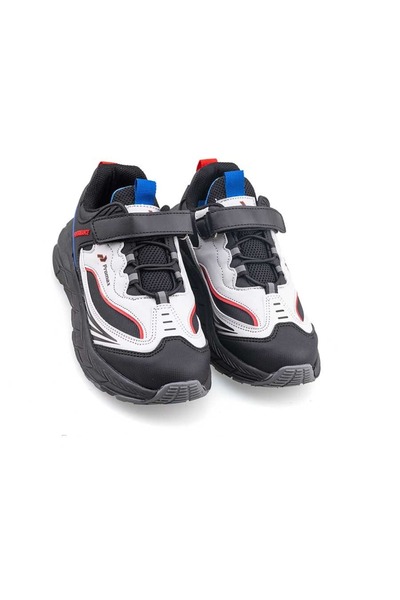 Promax 1987 Orthopedic Boy's Black/Red Water Resistant Comfortable Sneaker