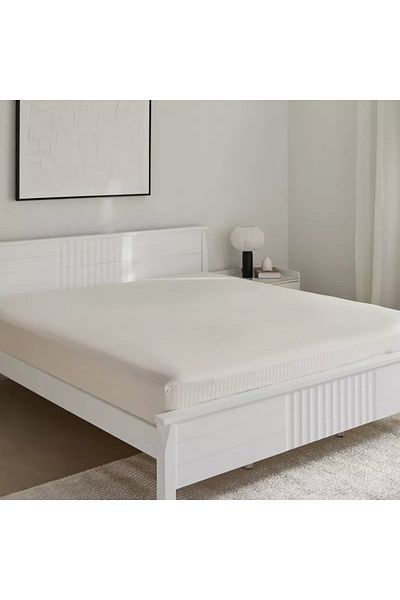 Home Box Hamilton Stripe Satin Cotton King Fitted Sheet - 180x210+36 cm
