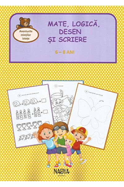 Editura Nadya Aventurile mintilor istete. Mate, logica, desen si