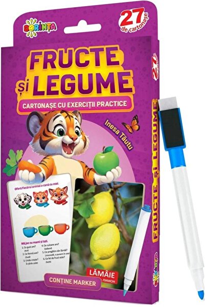 Editura Dorinta Fructe si legume. 27 de cartonase, Inesa Tautu