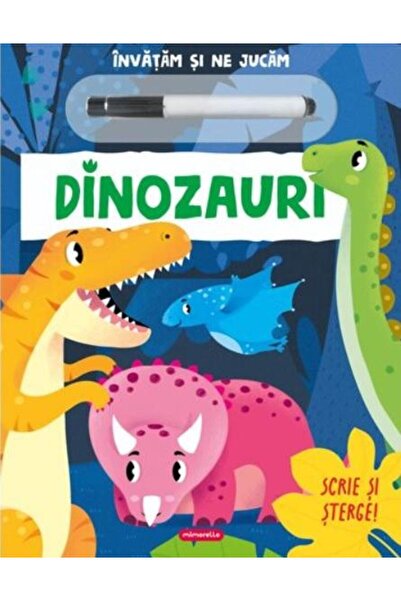 Editura Mimorello Учим се и играем. Динозаври. Пишем и изтриваме!