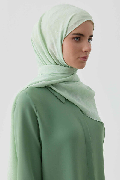 Tuğba Motifli Jakar Şal - Mint