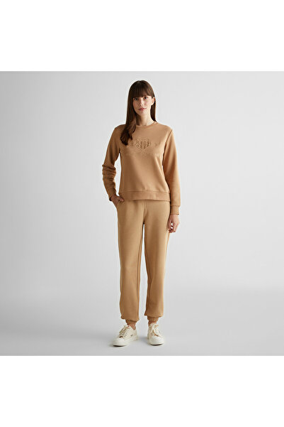 Gant Kadın Bej Relaxed Fit Eşofman Altı