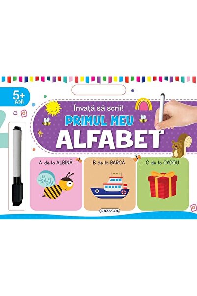 Editura Girasol Invata sa scrii! Primul meu alfabet