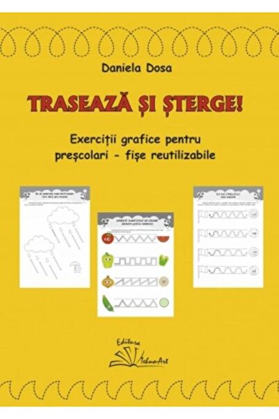 Editura Tehno Art Traseaza si sterge! Exercitii grafice pentru presc