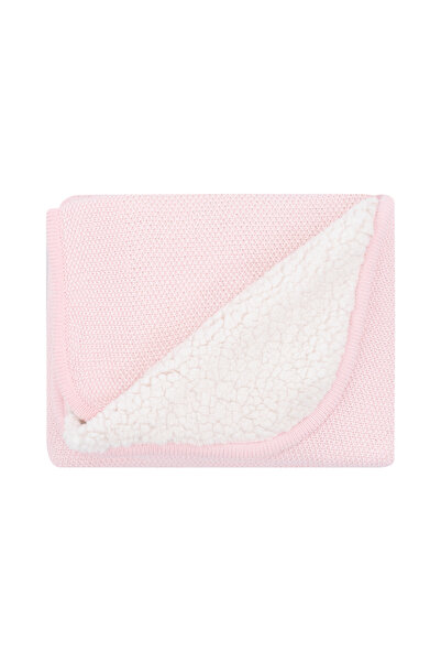 Kikka Boo KikkaBoo cotton blanket with two faces Dream Big Pink