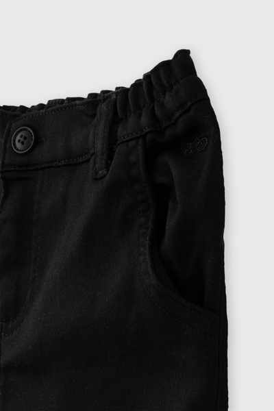 Panço Erkek Bebek Cepli Boru Paça Siyah Pantolon