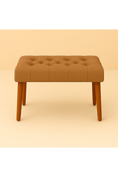Kahraman Mobilya Aksesuarları Karmen Bench Puf - Kiremit