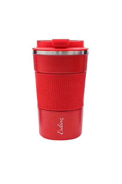 İkon store Red Thermos with Silicone
