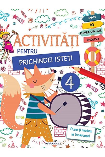 Editura Girasol Activitati pentru prichindei isteti 4