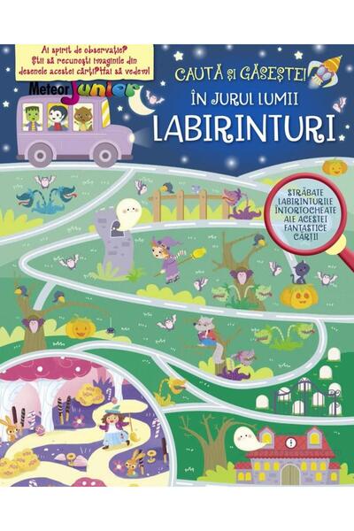 Editura Meteor Junior Labirinturi. In jurul lumii