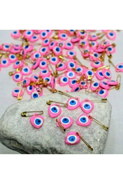 iğne izi Kalpli Nazar Boncuğu Çengelli Iğneli, Mevlid, Çeyiz, Bohça için naza...