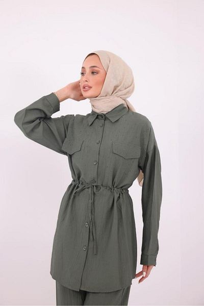 Tebrikler tekstil Women's Summer Hijab Suit Model G3405