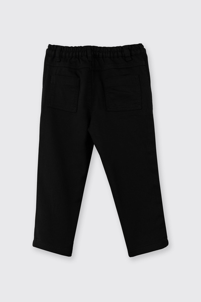 Panço Erkek Bebek Cepli Boru Paça Siyah Pantolon