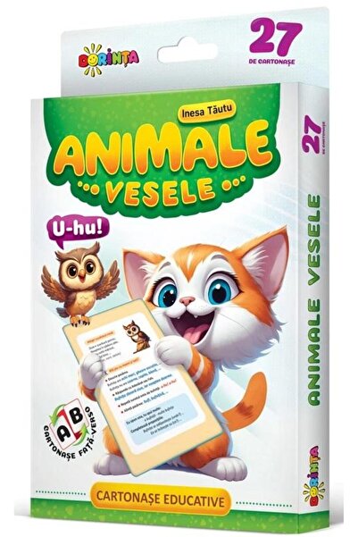 Editura Dorinta 27 de cartonase. Animale vesele
