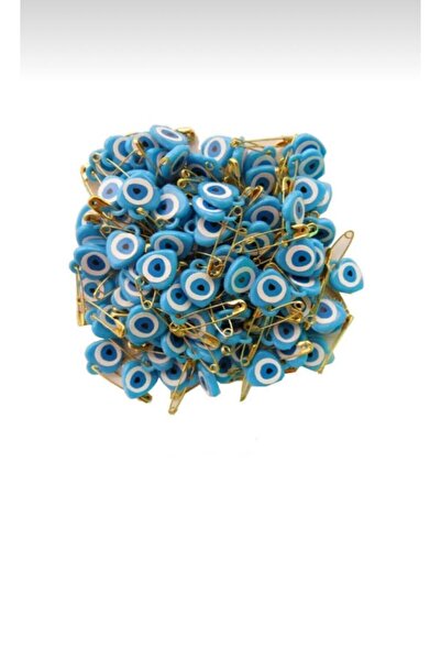 iğne izi Kalpli Nazar Boncuğu Çengelli Iğneli, Mevlid, Çeyiz, Bohça için naza...