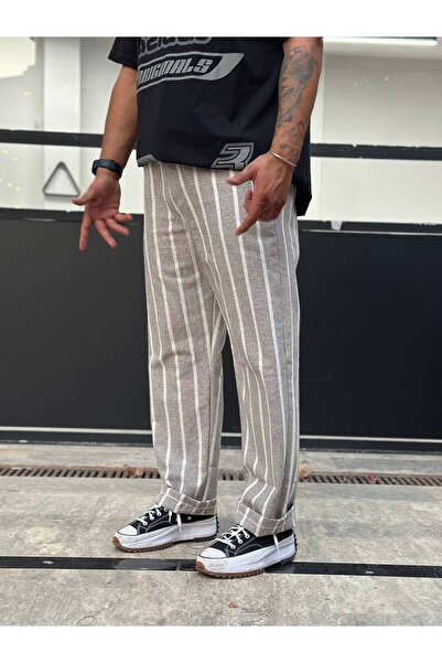 CLK PREMİUM Rahat Kalıp Keten Pantolon