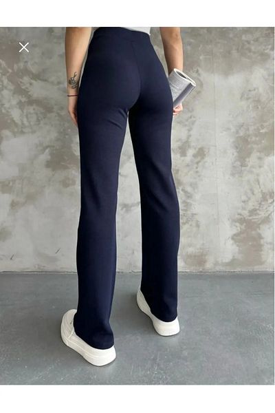 NEVVARE Women's Black High Waist Slim-fit Flare Leg Palazzo Pants