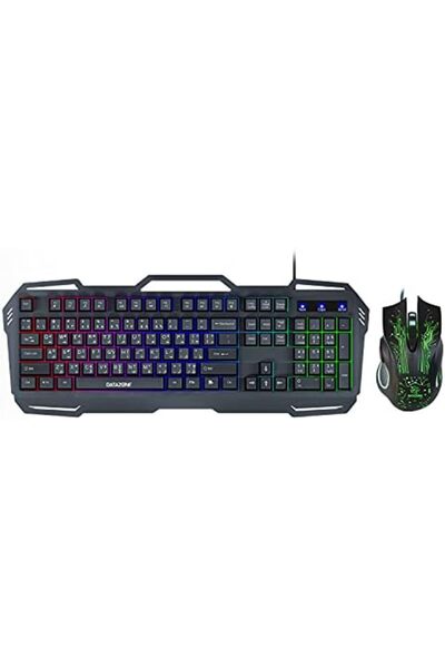 Datazone Professional Gaming Mechanical Keyboard Backlit Color Luminous USB Gaming Keyboard For PC K