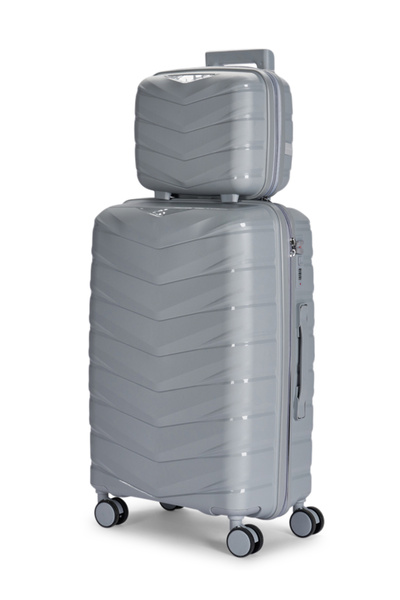 LİMRA 4-piece luggage set made of shatter-resistant polypropylene, 28-24-20-12 inches