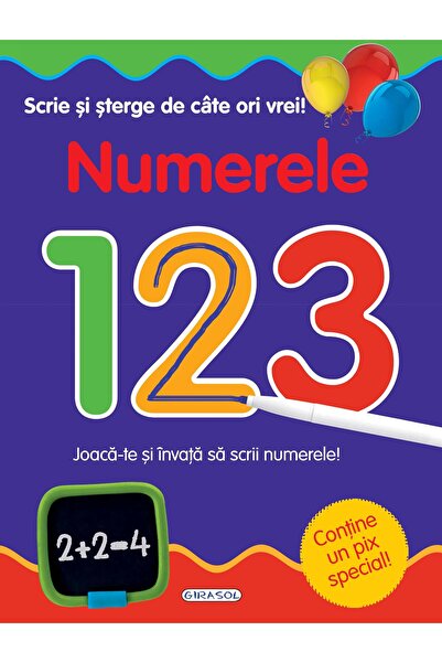 Editura Girasol Scrie si sterge de cate ori vrei! Numerele