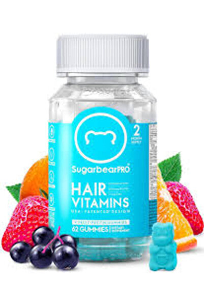 Sugarbearhair SugarBear Pro Hair Vitamins 62 Gummies