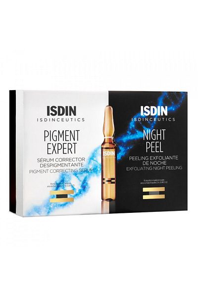 ISDIN Depigmentation Correcting Serum + Night Exfoliating Peeling, 10 + 10 ampoules