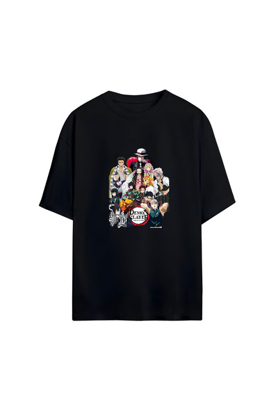 GraffTee TRICOU UNISEX OVERSIZE DIN BUMBAC DEMON SLAYER