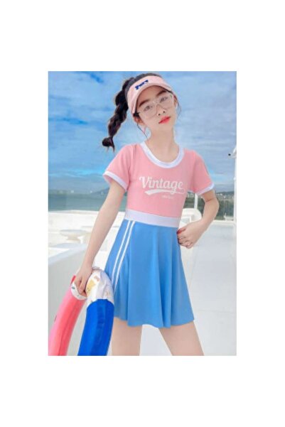 Mixbo Full Swimsuit for Children, Pink, 56 cm