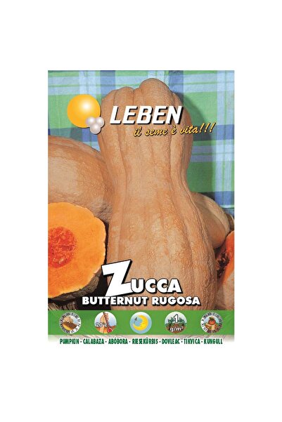 Leben Pumpkin (Zucca Butternut Rugosa) Premium Quality Seeds Made in Italy
