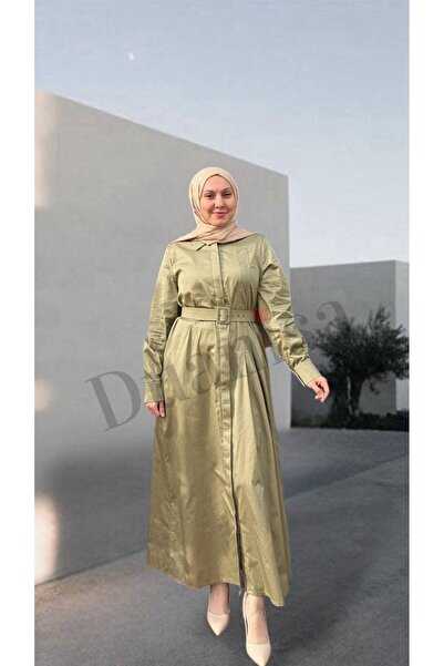 Nuss Elbise Haki NS-25Y2041