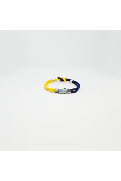 EleganTrend Yellow Navy Blue Men's Bracelet