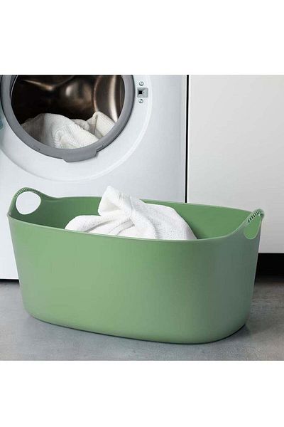 Generic Turkis Flexy Laundry Basket, Green, 35 L