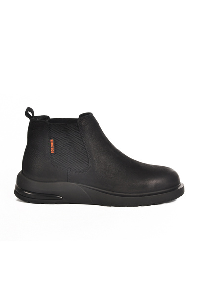 Bulldozer Black Nubuck Genuine Leather Men's Chelsea Boots 260042 m