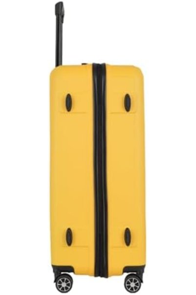EAGLE EXPRESS Patron 28" ABS Hard Luggage - Dark Yellow + Free Cover & 1-Year