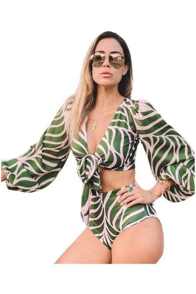 Mixbo Mixbo Swimsuit, Two Pieces, Cut Out, Elegant Mood, size L