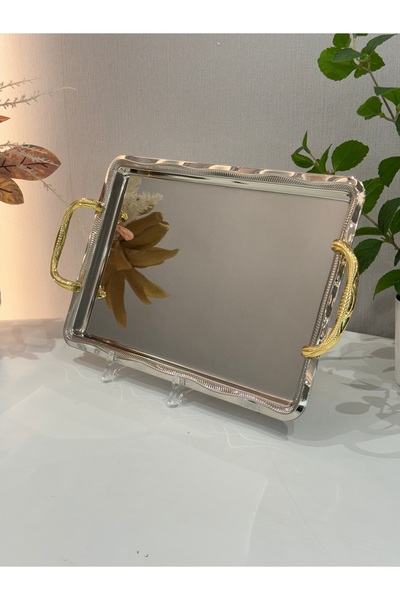 aljahwari Single serving tray with handles