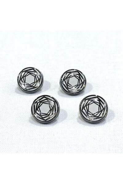 Abrar أزرار معدنية كبس للثوب السعودي الرجالي